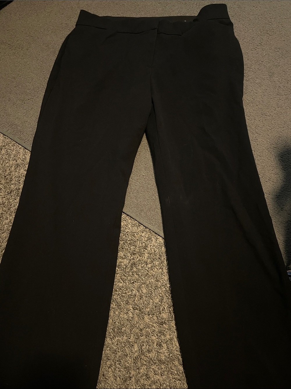 JM Collection Black Straight-Leg Dress Pants